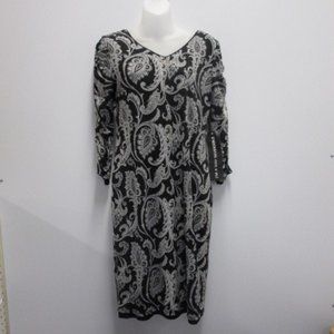 Sami & Jo 4 way Reversible Black Paisley Dress NWT